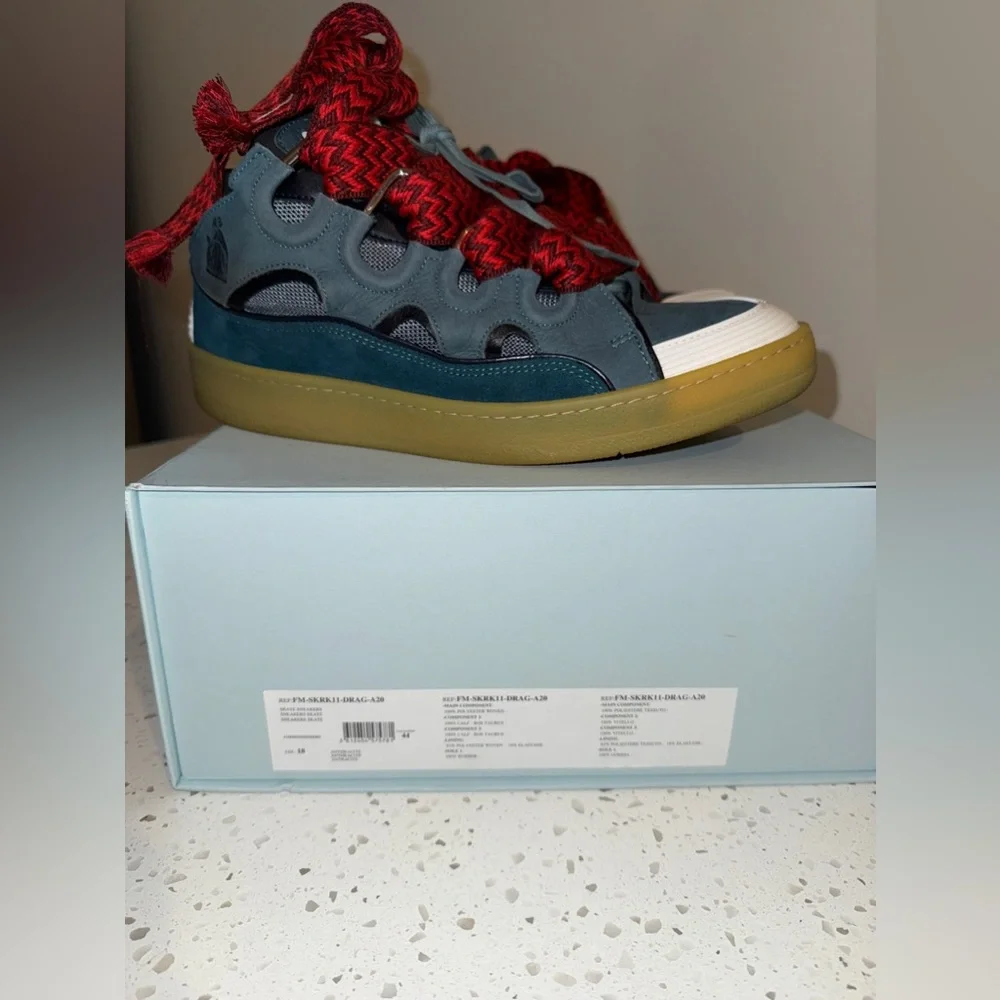Lanvin Curb Low Top Sneakers - Picture 2 of 4